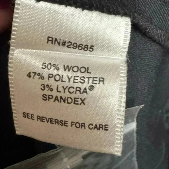 Women’s Pendleton Wool Blend Black Pants Size 12 Petite - Picture 4 of 5